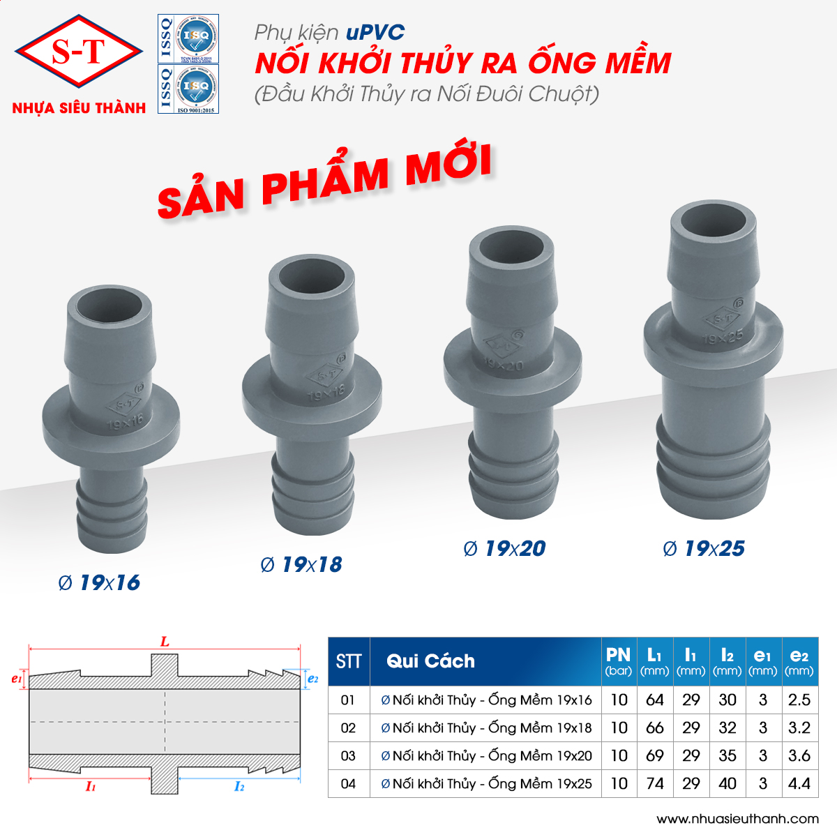 Nối Khởi Thủy ra Ống Mềm