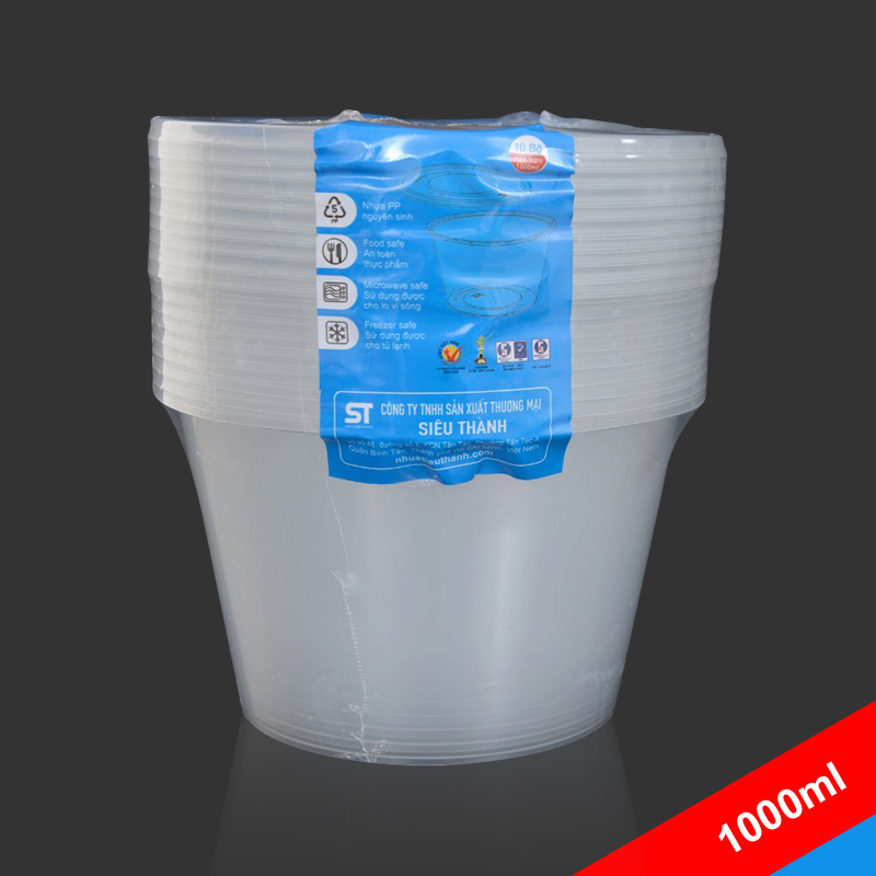 Hộp nhựa Microware tròn 1000ml